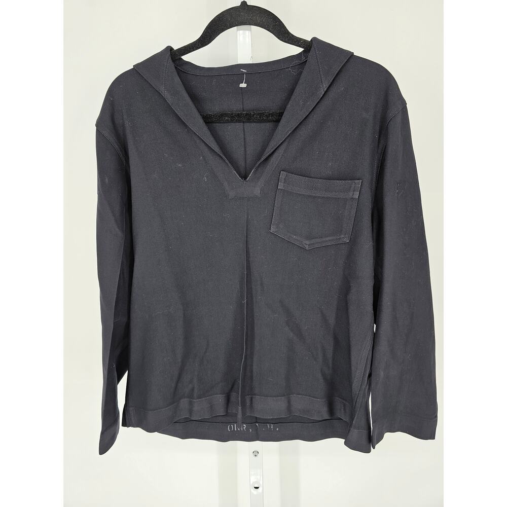 Vintage USMS Trainee Uniform Shirt - Sz 39 Black Red Embroidered